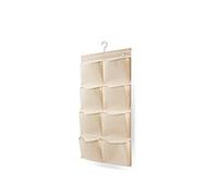 Linea Più 0385C Easystorage Contenitore Custodia TNT, cm 46X84, 8 Tasche, Ecru