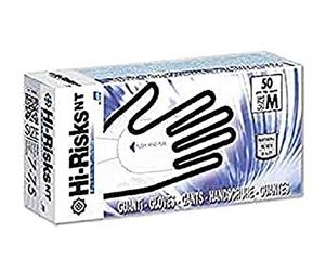 Linea Premium EHNB/ L Guanto Nitrile, Nero Hi Risks, Powderfree, L