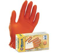 Linea Premium ESNO/ XL Guanto Nitrile, Arancione Nimek, Powderfree, XL