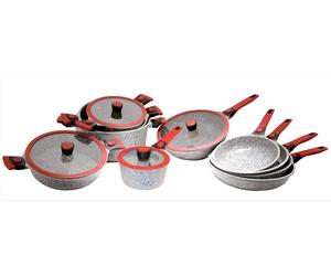 Linea Professional Sanity Stone Granito Antiaderente PFOA-FREE Manici Staccabili