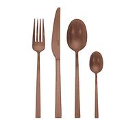 Linea Q - Posate vintage in acciaio inox/PVD rame, 24 pezzi