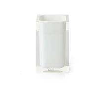 LINEA RAINBOW - BICCHIERE PORTASPAZZOLINI IN RESINA BIANCO