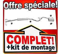 Linea scarico per FIAT 500 500C 1.4 Silenziatore