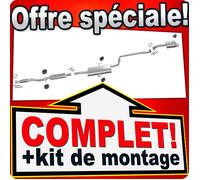 Linea scarico per HYUNDAI MATRIX 1.6 16V 2001-2008 silenziatore
