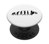 Linea storica del motocross Dirt Bike Evolution Rider PopSockets PopGrip Adesivo