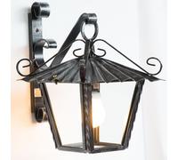 LANTERNA QUADRATA CON BRACCIO 1x60 Watt