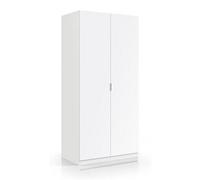 KIT ARMADIO 2 ANTE 81X52XH180 CM BIANCO