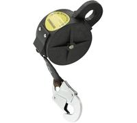 Linea Vita Retrattile Automatica con Gancio, Dispositivo di Protezione Anticaduta per Una Sola Persona, Strumento di Arresto Caduta per Alta Elevazione, Ideale per Uso Industriale Edile, 3m