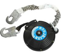 Linea Vita Retrattile Automatica con Gancio, Dispositivo di Protezione Anticaduta per Una Sola Persona, Strumento di Arresto Caduta per Alta Elevazione, Ideale per Uso Industriale Edile, 7m