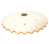 LINEA VULCANO CRUCCOLINI PARALUME in ceramica plissettata dipinta a mano