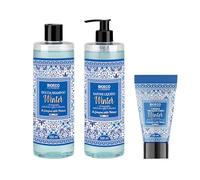 Linea Winter Profumo Invernale completa di Doccia Shampoo da 500 ml, Sapone liquido da 500 ml e Crema Viso, Copro Mani da 75 ml