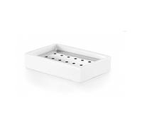 Lineabeta 4032.09PZ1 Porta Sapone Serie Saon, Bianco