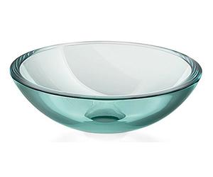 Lineabeta 53695.29.80 Lavabo Appoggio, 30 cm, Trasparente