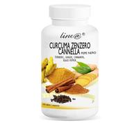 Lineadiet CURCUMA ZENZERO CANNELLA PEPE NERO | 180 180 pz Compresse