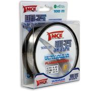 Lineaeffe Filo da Pesca Take Akashi Ultraclear Fluorocarbon 100 m 100 m D. 0.300 mm Fluorocarbon Ideale per Tutte Le Tecniche di Pesca Spinning Surfcasting Trota Bolognese Lago Invisibile in Acqua