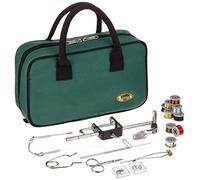 Lineaeffe-Kit Completo Costruzione Mosche Artificiali Pesca Filo ami Code,Set con Custodia in Tessuto
