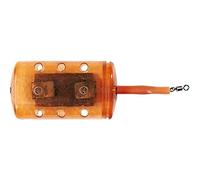 Lineaeffe Pasturatore da Pesca Pasturatore Piatto Piombato con Bracciolo e Girella XL 70 g Block End Feeder Piombato Mare Fiume Carpfishing