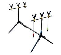 Lineaeffe Rod Pod Set with 3 Swingers 58 x 118 x 37 cm Rod Pod Supporto per canna carpa