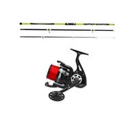 Lineaeffe Set Combo Spinning da Riva 4,20m Fino a 250g + Mulinello + Corda