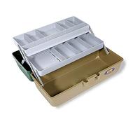 Lineaeffe Valigia Borsa Valigetta a 2 Piani 2 33.5 x 14.8 x 15.3 cm Porta Attrezzatura per Carpfishing e Altre Tecniche da Pesca