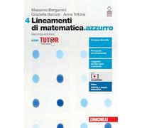 9788808253910 LINEAMENTI DI MATEMATICA.AZZURRO. CON TU ZANICHELLI MASSIMO BERGAM