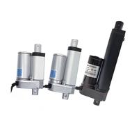 Linear actuator electronic starter 12V dc 50mm 30mm 100mm stroke 24V Window opener 100N300N500N700N1000N1200N1500N NWPNLXEA(24V 100N 60mm s,Black 50mm)
