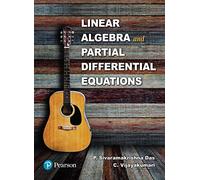 Linear Algebra and Partial Differential Equations | First Edition | For Anna University | By Pearson