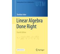 Linear Algebra Done Right