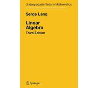 Linear Algebra [Lingua inglese]