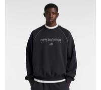 Linear Graphic Fleece Crew nero XL