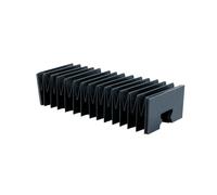 Linear Guide Bellows Cover, Telescopic Dust For HGR15/20/25/30 200-1000mm Compression Ratio 10:1(For Hgr15,400mm)