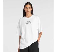 Linear Heritage Oversized T-Shirt bianco XS
