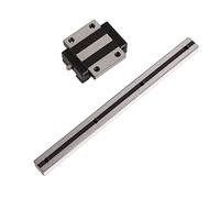 Linear Sliding Guide Kit in Bearing Steel, Linear Motion Guide Slider Block Set for 3D Printer and CNC Machines, Corrosion Resistant, High Precision P Class, Smooth High - Speed (200mm)