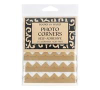 Lineco Self-Adhesive Photo Corners, 0.5’’, Archival Quality Acid-Free Pressure Sensitive Non-Yellowing, Mount Images Scrapbooking (Pack of 252) Kraft