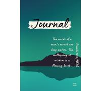 Lined 150 Page Softcover Journal/Notebook - Containing Bible Verses & A Gratitude Page - Wisdom
