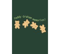 Lined Blank Notebook Journal. Coworker Gifts. Gift for Loved One. Simple, Dark Green Teddy Graham Memories, Series 6X9