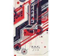 Lined Composition Notebook 5x8 in | Premium Journal - 120 pages - White paper - Pattern JpAbstract 2A | Made in Italy |: For School, College, Office, Work & Creative Projects