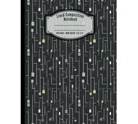 Lined Composition Notebook: Wide Ruled Journal Writing Paper. Great For Kids and Seniors. Geometric Line Art Pattern on Cover.