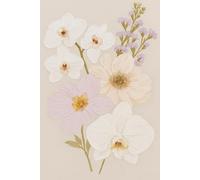 Lined Floral Journal for Women: 140 Pages, 6x9 College Ruled Notebook for Writing, Work, Notes & Daily Use: Beautiful flower cover design - perfect ... school, office, or as a thoughtful gift