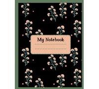 Lined Floral Notebook: Spiral Notebook , Good for Writing / A4 size / 100pages interior/ 8.5 X 11inches