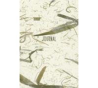 Lined Journal for Writing Notebook Handmade Paper cover design - for Work & Note Taking, 6x9 Office, Home, School