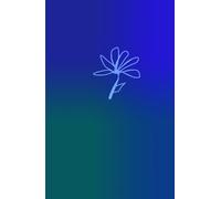 Lined Journal Notebook, 80 Pages Thick Journal for Writing, Hardcover Notebook with 100Gsm College Ruled Paper for Women Men Work Note taking, 5.5" x 8.5", Blue & Green
