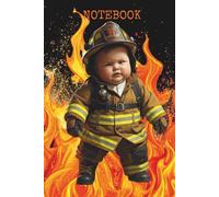 Lined Journal Notebook: A5 Note Book Hardcover Thick Notepad 323 Numbered Pages for Writing,15 x 22.5cm (6"x9") - Pants on Fire