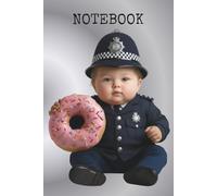 Lined Journal Notebook: A5 Note Book Paperback Thick Notepad 323 Numbered Pages for Writing,15 x 22.5cm (6"x9") - Donut Fuzz