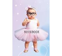 Lined Journal Notebook Diary: A5 Note Book Hardcover Thick Notepad 323 Numbered Pages for Writing,15 x 22.5cm (6"x9") - Little Miss Ballerina