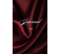 Lined Journal Notebook for Women, Men 200 Pages Maroon Cover 5.5in x 8.5in for College, Travel, Writing, School, Business, Note Taking & Diary