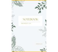 Lined Journal Notebook Trendy: 200 page green lined book