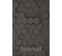 Lined Notebook - 120 Pages | 6 x 9 inch | Gray Hexagon Cover | Stylish Writing Journal for Thoughts, Ideas & Everyday Use: Ideal for note-taking, ... whatever you like to on the go. Ideal as gift