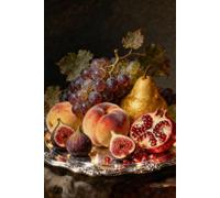 Lined Notebook 6x9: Fruit Still Life Painting Notebook for Studying, Work, Note Taking | Vintage Aesthetic Journal for School, College, Work | Cute Artsy Stationery Gift for Women, Girls, Teens