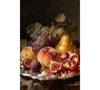 Lined Notebook 6x9: Fruit Still Life Painting Notebook for Studying, Work, Note Taking | Vintage Aesthetic Journal for School, College, Work | Cute Artsy Stationery Gift for Women, Girls, Teens